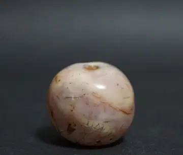 올드 티베트 마노 마노 빅볼 뿌리끈 매듭구슬 마노 걸이 Dzi 비즈