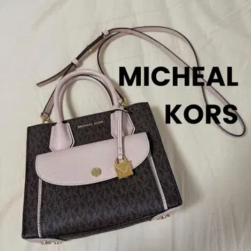 마이클코어스 숄더백 시그니처 핑크