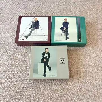 INI 기무라 마사야 3가지 형태 세트 수납 BOX 3점 세트