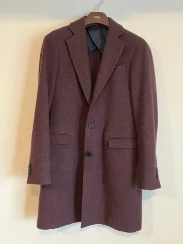 ONLY 온리 체스터 코트 보르도