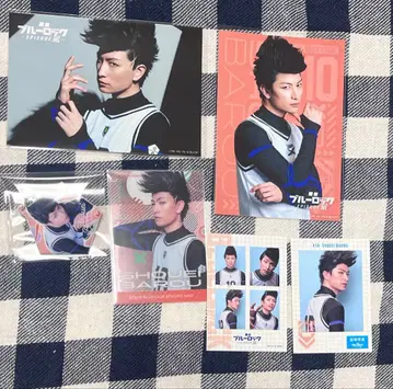 블루 록 에피 마로 테루아키 람부쿠리 밤 증명사진 키링