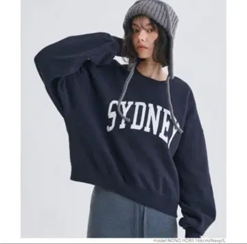 코카 coca 헤비 웨이트 속기모 빈티지 가공 로고 맨투맨