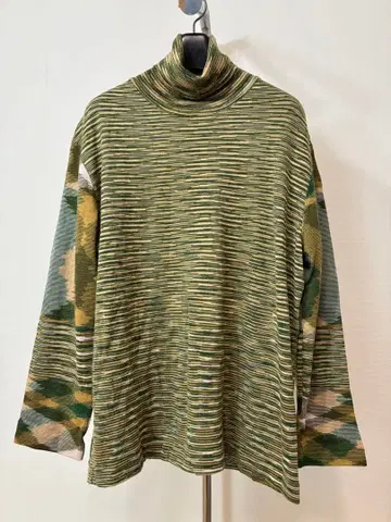 미쏘니 Missoni 이탈리아제 터틀넥 티셔츠 남성용