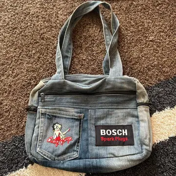 데님 토트백 BOSCH Agip