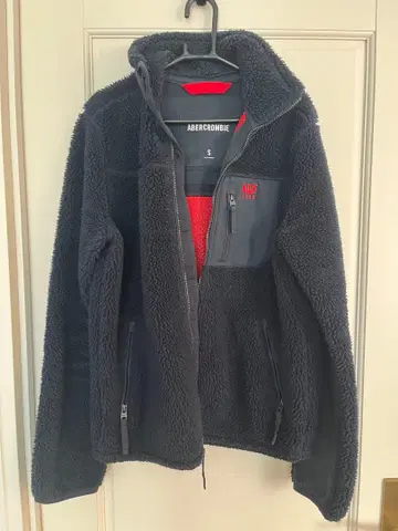 ABERCROMBIE 플리스 자켓 네이비