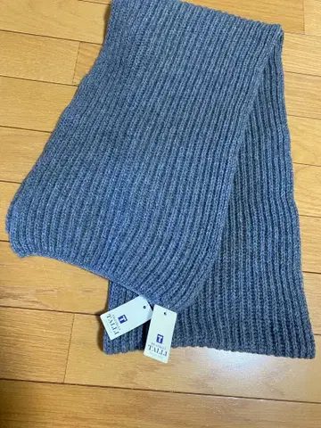 FRATELLI TALLI 그레이 니트 머플러