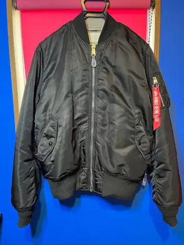 블랙 MA-1 플라이트 자켓