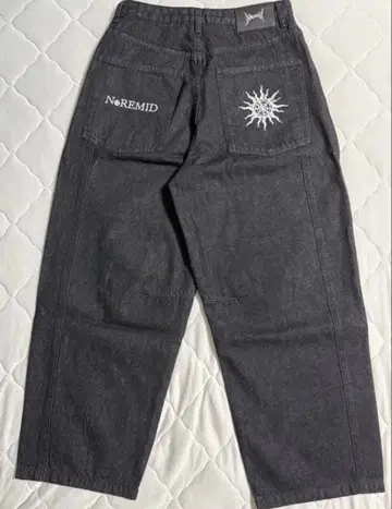 NoREMID 다크 그레이 와이드 팬츠 켄타우로스 켄타