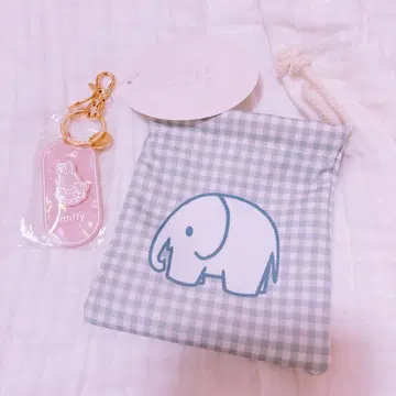 미피 MF 키링 핑크 샤베트 컬러 딕 브루나