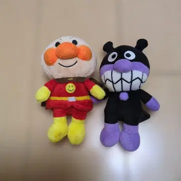 호빵맨 세균맨 봉제 인형 세트