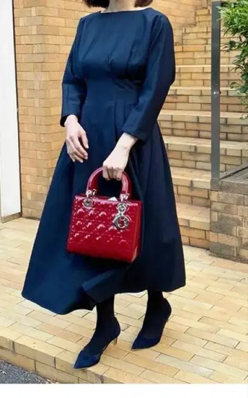 Mila Owen 롱 원피스 M 네이비