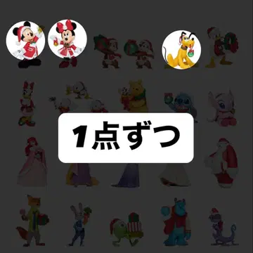 Happy 복권 디즈니 오너먼트 3세트 박스 없음