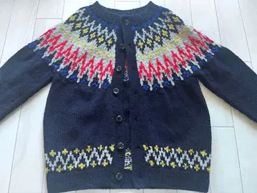 BEAMS BOY 빔즈 보이 핸드 노르딕 가디건