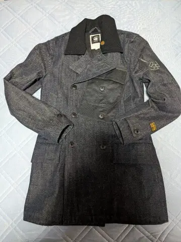 지스타 로우 데님 코트