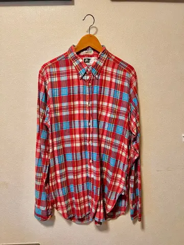 Engineered Garments 체크 무늬 플란넬 셔츠 L