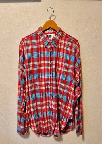 Engineered Garments 체크 무늬 플란넬 셔츠 L