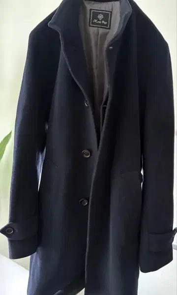 맨즈 비기 네이비 울 코트