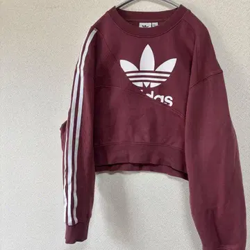 [ 새상품급 ] 아디다스 크롭 맨투맨 M