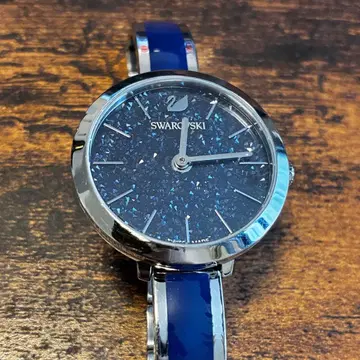 SWAROVSKI 아날로그 손목시계 네이비