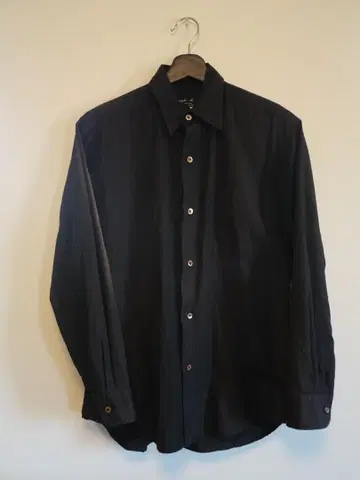 agnes b 애니에스베 블랙 셔츠