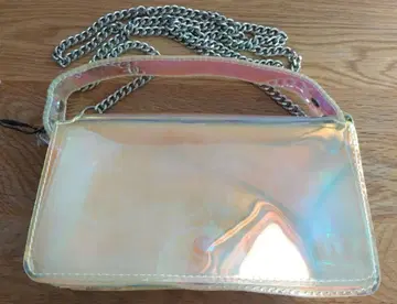 오로라 PVC 숄더백 2층 구조