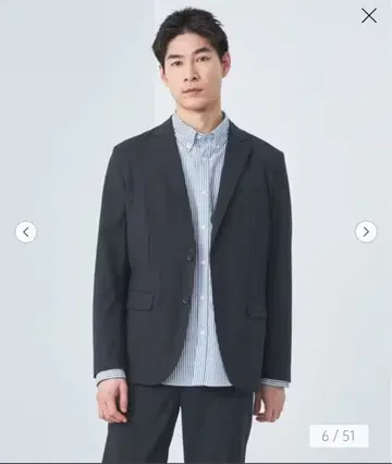 [ 고품질 ] 그린 라벨 워셔블 트로 내로우 자켓