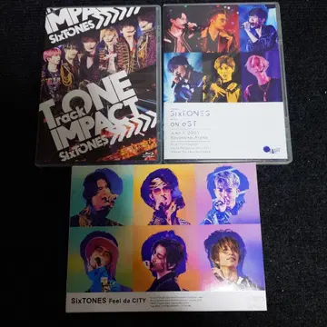 SixTONES 라이브 Blu-ray 3세트