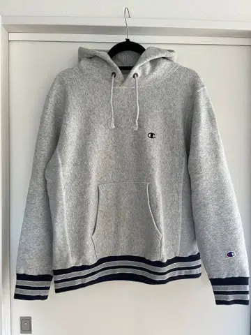 Champion 리버스 위브 후드티 M 그레이