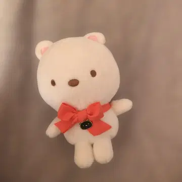 스미코구라시 봉제 인형 오렌지 리본 포함