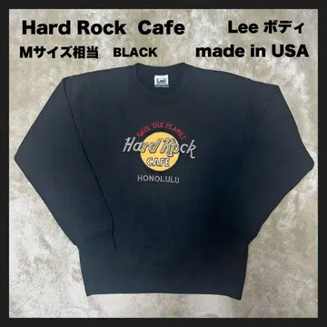 [ USED ] 하드 록 카페 리 바디 맨투맨 M 사이즈 상당