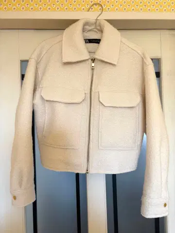 ZARA 지퍼 숏 블루종 S 새상품급