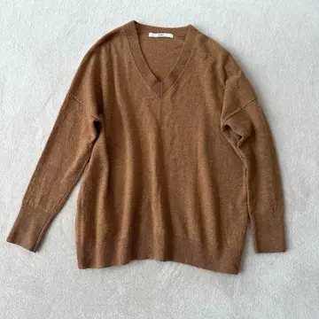 IENA 울 캐시미어 V넥 긴팔 니트 스웨터