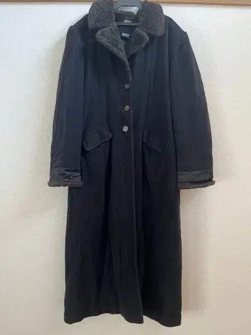 울 롱 코트 초롱 기장