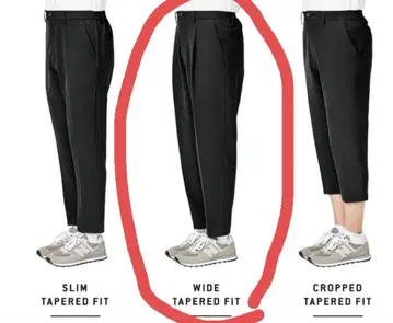 New balance THE CITY 와이드 테이퍼드 팬츠 L