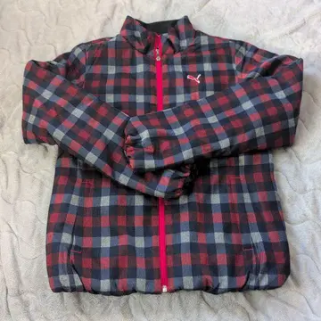 Puma 여성용 체크 무늬 자켓과 팬츠 세트