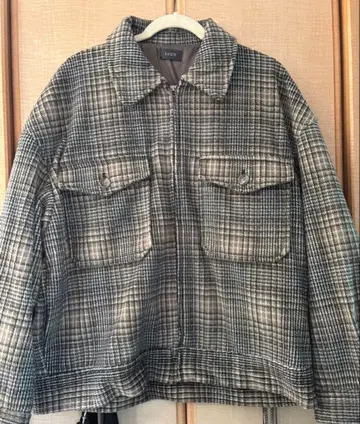 LUCY 니트 멜톤 ZIP 블루종 WEGO