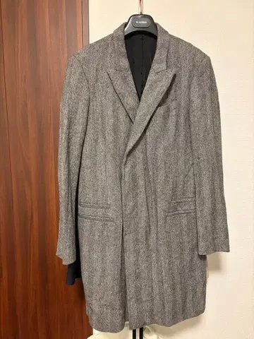 닐 바렛 Neil Barret 그레이 더블 브레스트 체스터 코트