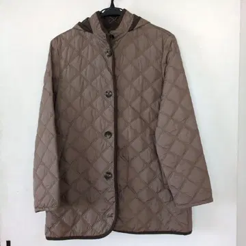 KEITH 브라운 퀼팅 코트