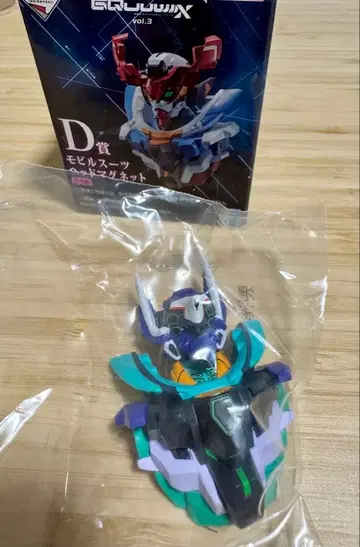 [ 미사용 ] 제일복권 지크 액스 D상 모빌슈트 헤드 마그넷 지프레도
