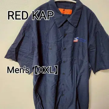 z367 [ RED KAP ] 반팔 셔츠 ( 남성용 XXL ) 네이비