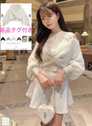 그레일 페더 도킹 니트탑[tu1287] 택 포함 새상품