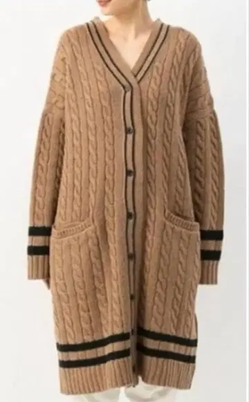 JOURNAL STANDARD LUXE 케이블 짜임 가디건