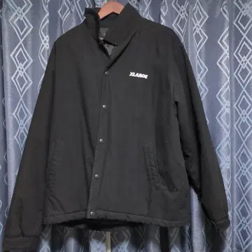 XLARGE 블랙 바시티 자켓 XL