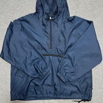 GAP 후드 부착 나일론 자켓 네이비