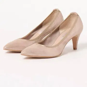 ALUNE 힐업 발레 펌프스 25 골드