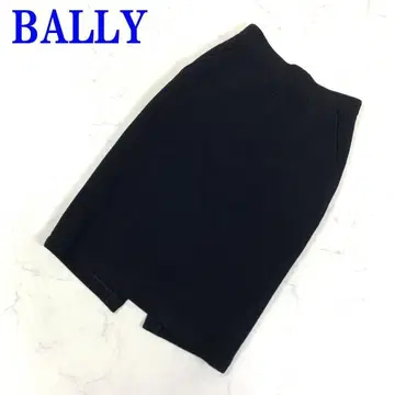 발리 미디 스커트 울 타이트 안감 있음 블랙 42 C2119