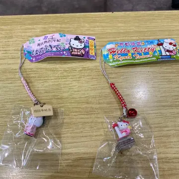 지역 한정 키티 교토 한정판 스트랩 세트