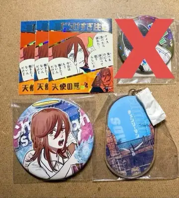 체인소 맨 스티커 캔뱃지 컬렉션 천사의 악마