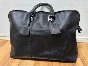 MORABITO 보스턴 백 여행 가방 대용량 가죽 블랙