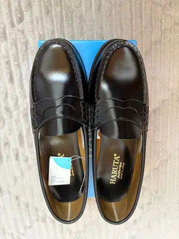 [ 미사용품 ] HARUTA 로퍼 블랙 26cm 2E